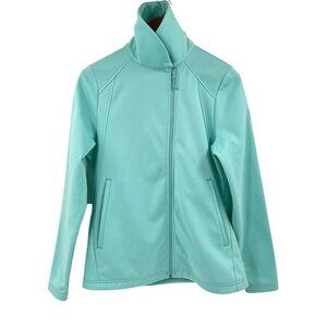 SPYDER Women's Aqua Asymmetrical Zip High Neck Jacket Medium